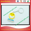 Eco-Friendly soft pvc promotion key chain custom key chain MOQ 500pcs